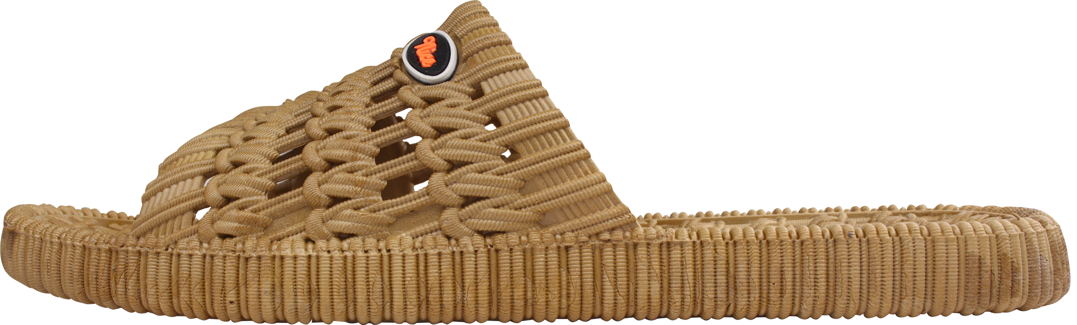 دمپایی پلاستیکی زنانه شجاع مدل نایس کد d2002-15 رنگ عسلی